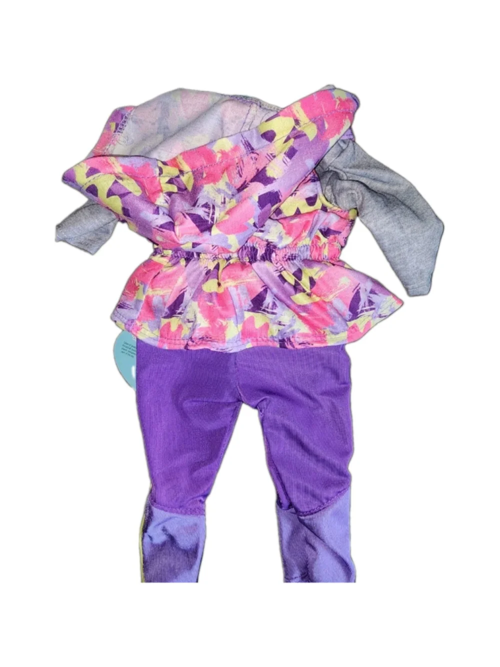 My Life As Doll Clothes Outfit Purple Hoodie Vest Leggings 18